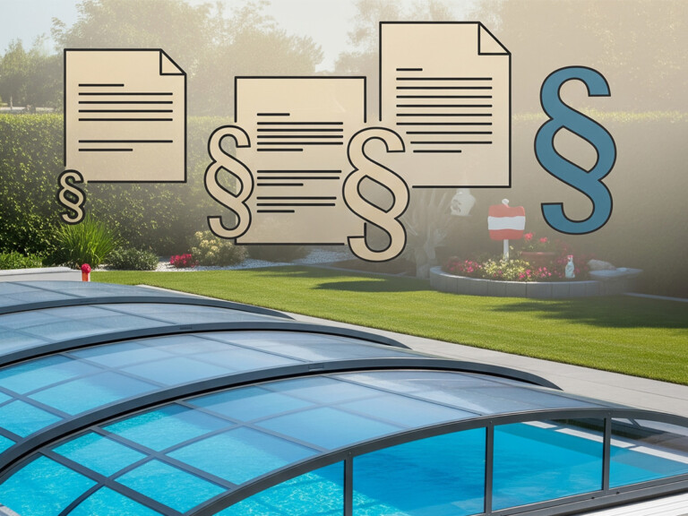 winpool ratgeber für poolüberdachungen poolüberdachung genehmigung Österreich 3x2